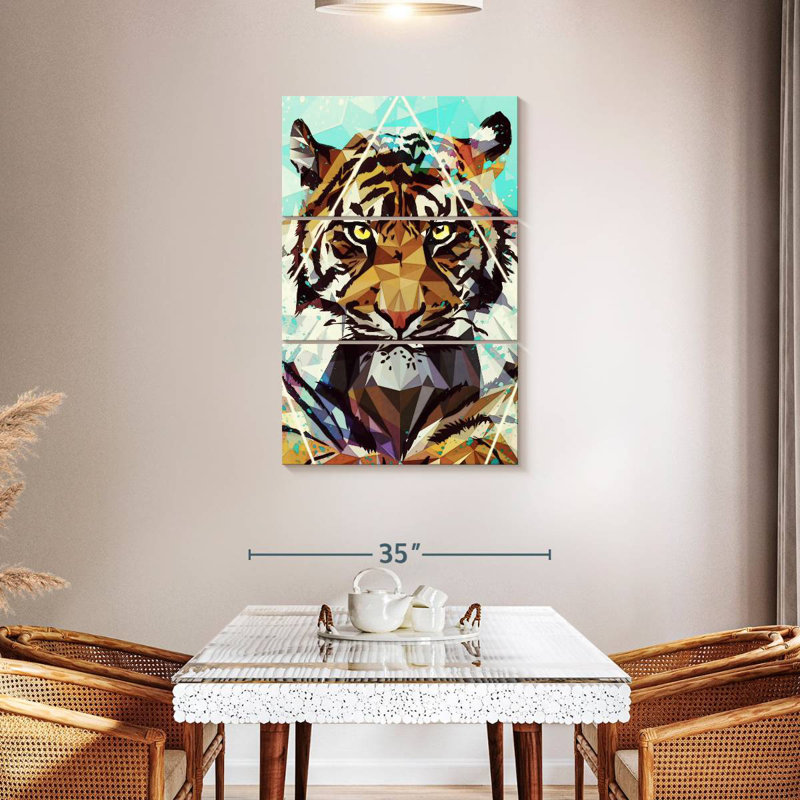 Brampt It Tiger, 45" H x 28" W