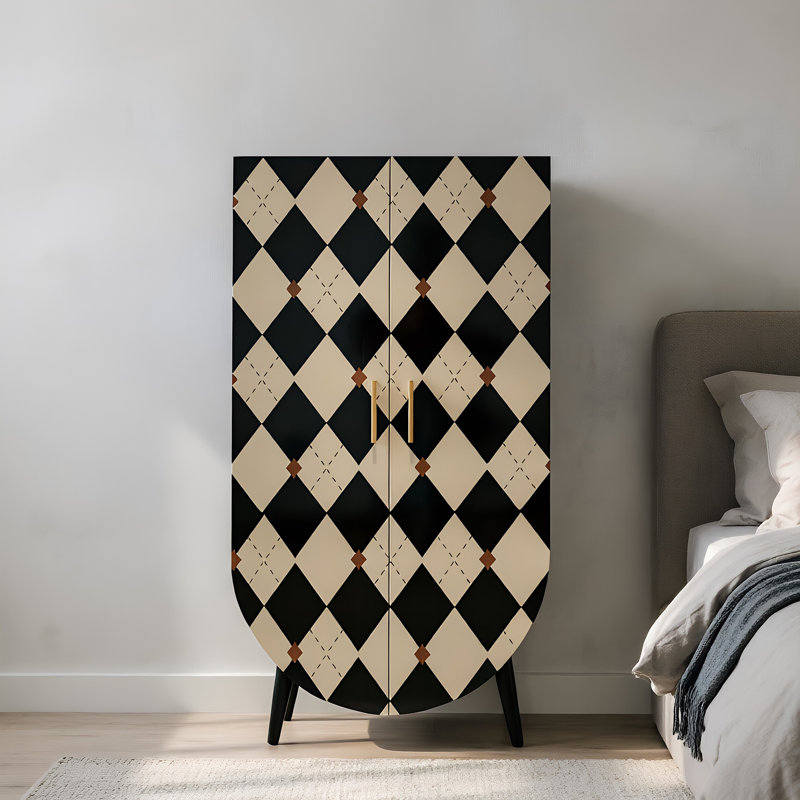 Garde-robe de style rétro indépendant du ménage