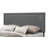 Dasjia Nailhead Trim Upholstered Bed in Gray-1763815297