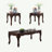 Badea 3 - Piece Solid Wood Living Room Table Set
