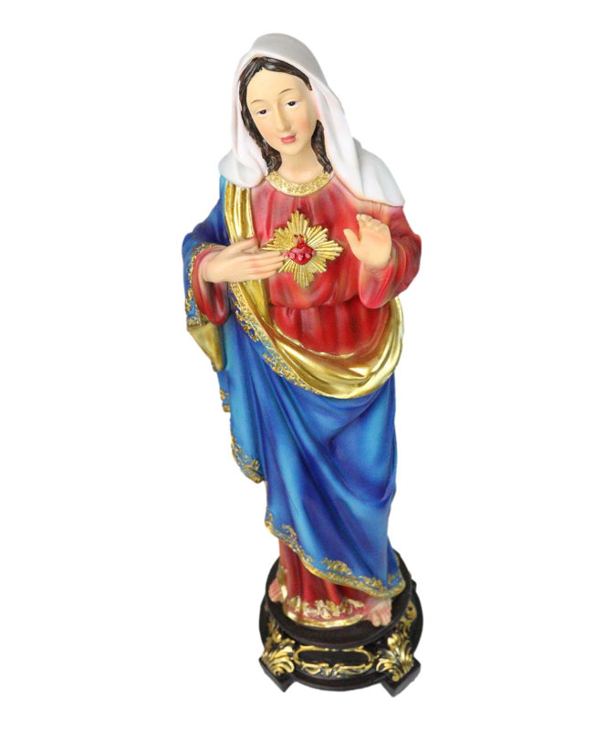 Statue Catholique Sacred Heart of Mary de la Vierge Madonna 17 "