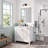 Square Widespread Bathroom Faucet 3 Hole, 2-handle Bathroom Sink Faucet with Drain Assembly-95856653-138193660