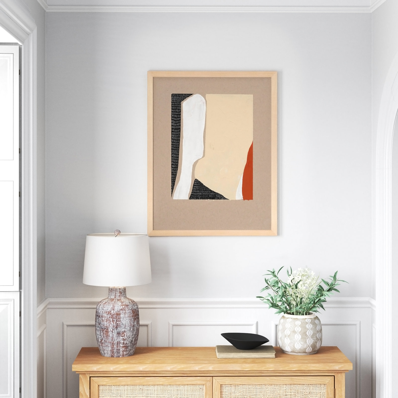 Distant View 2 by Andrea Stokes, Maple Framed, 40" W x 50" H