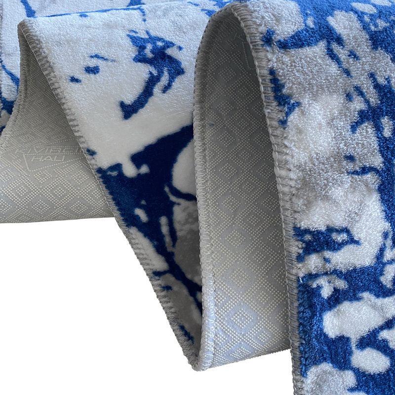 Washable Abstract Indoor Rug, Runner 3'11" x 19'8"