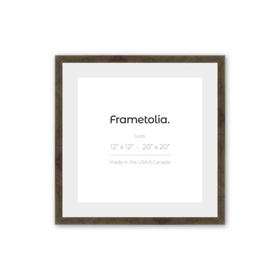 Medium Width Burlwood Solid Wood Single Picture Frame