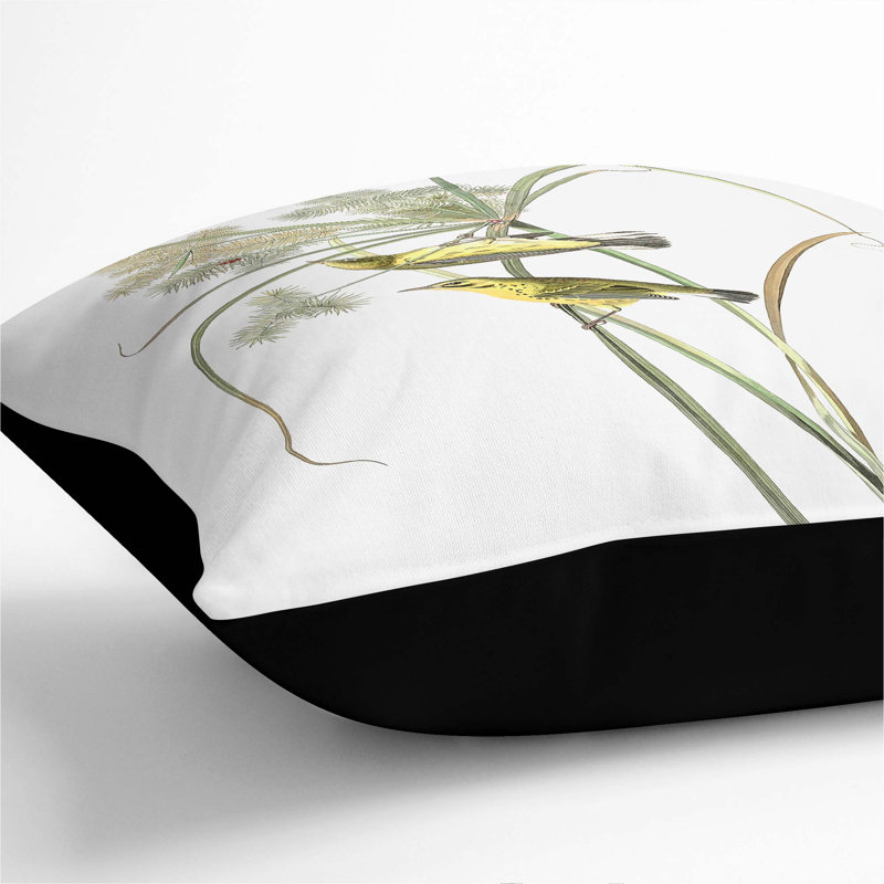 Square Cushion, Black, 55cm H x 55cm W x 20cm D