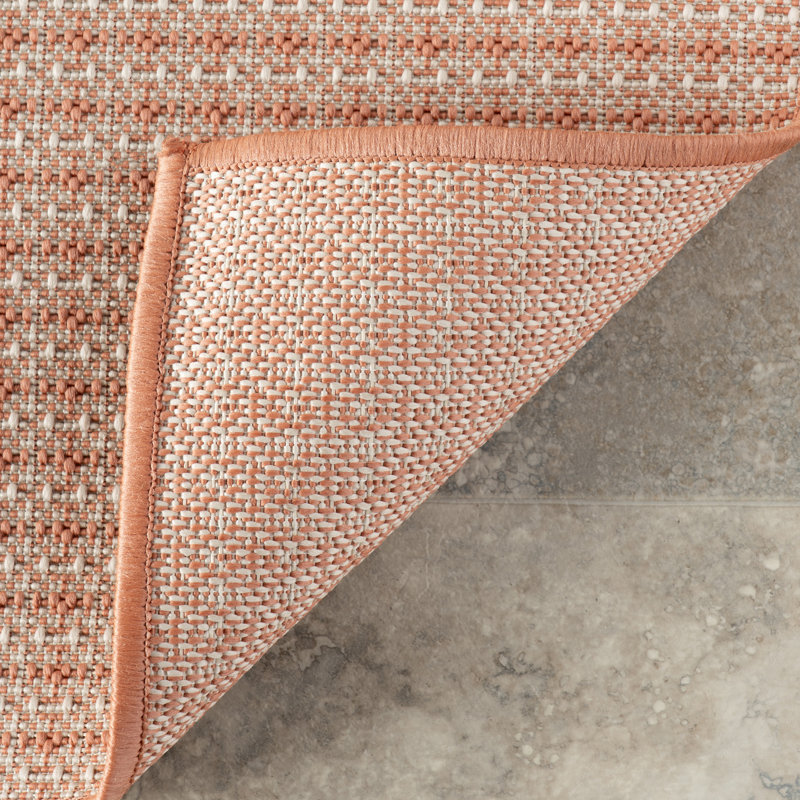 Tirzah Modern Indoor/Outdoor Rug, Rectangle 6'7" x 9'