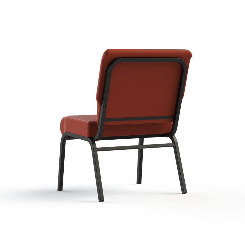 18'' H Upholstered Side Chair, Red