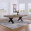 Table de billard en ardoise 8 pi Texas II avec pieds en acier-125009103