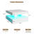 Charvez Solid Coffee Table with 16 Colors LED Lights, 78 X 78cm-921683017-921683016