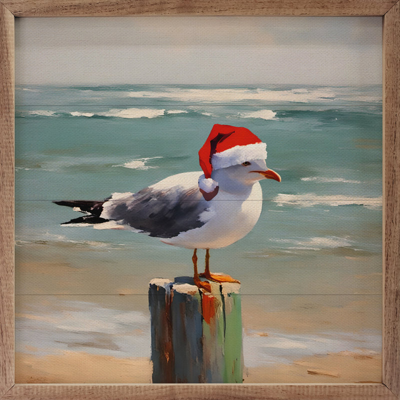" Seagull In Hat ", 12" H x 12" W