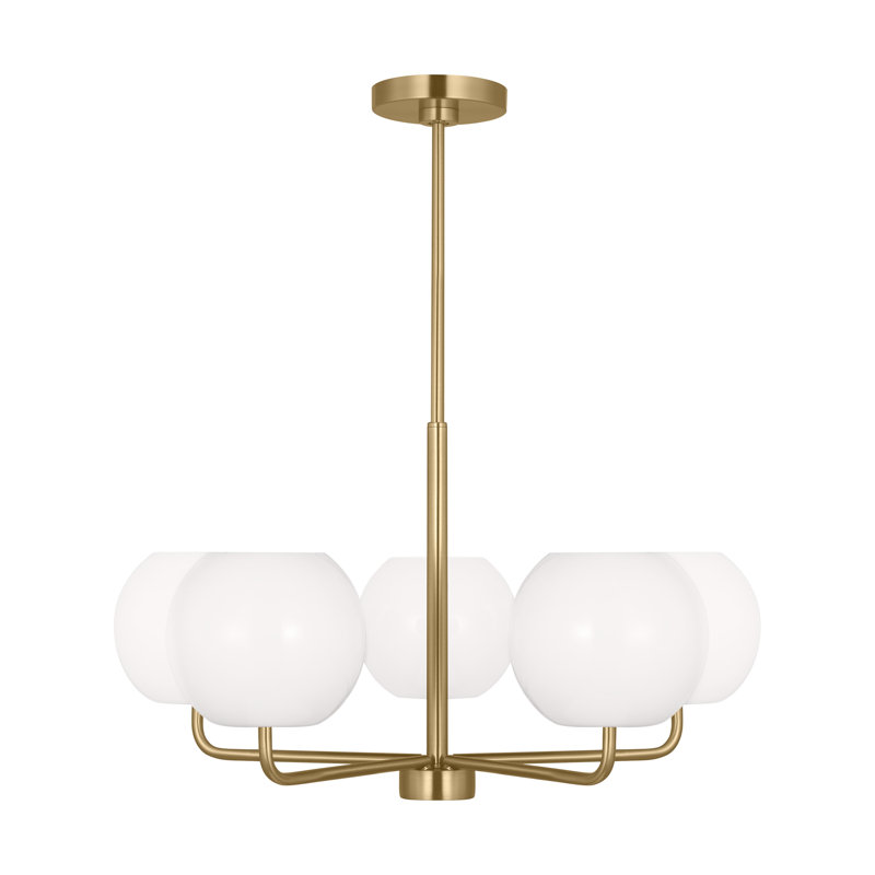 Lustre à 5 lumières Jorund, Yes, Satin Bronze