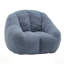 Fauteuil à billes confortable avec mousse à mémoire de forme, tissu en fausse fourrure et conception ergonomique pour les dortoirs, les appartements et les salons-1455365907
