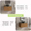 Meuble-lavabo mural simple 30 po avec plateau en marbre