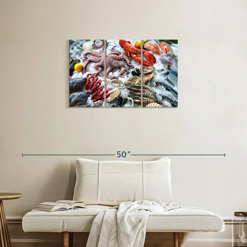 Fresh Seafood Platter, 20" H x 33" W