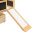 Lit mezzanine simple - Bois de pin, grimpeur, glissade et bac de rangement-864426533