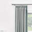 Highclere Cotton Blend Embroidered Room Darkening Curtain-1838115647
