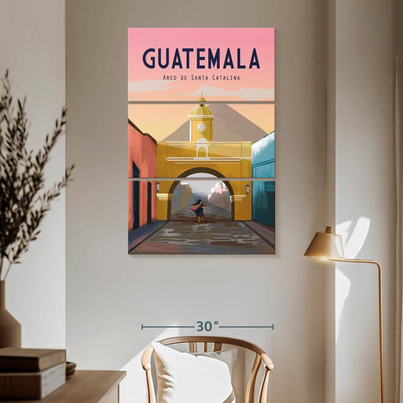 Guatemala, 65" H x 42" W