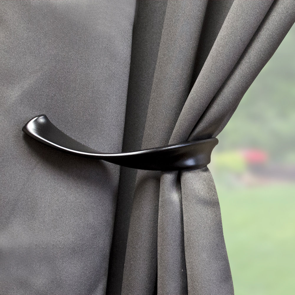 Presley Curtain Holdback, Black