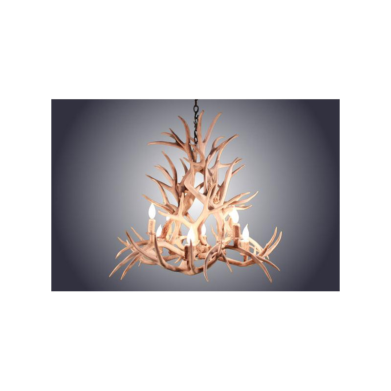 Lanier 8 - Light Chandelier, Sun Bleached