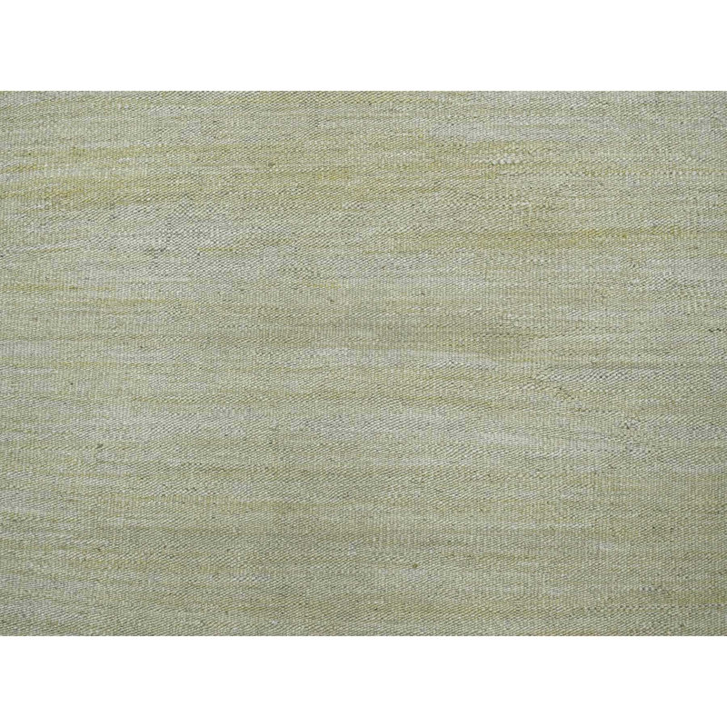 8'9"x12'4" Beige Flat Weave Solid Design Hand Woven Kilim Mixed Wool Rug 39FAC90B0BD94947B9CBA56E06F6CD6F