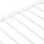 Lit superposé en métal blanc - ajout de chambre à coucher moderne, modèle simple au-dessus du modèle simple, structure en acier pour une durabilité et une stabilité à long terme, espace de sommeil silencieux et silencieux, capacité de charge élevée, coffre-fort-793402063