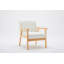 Chaise en tissu beige 25 po Bahamas-129422873