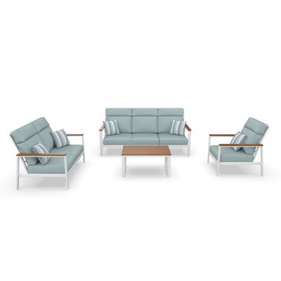 Townsend 4 Person Seating Group With Sunbrella Cushions