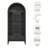 Vaughn 71" Arched Storage Display Cabinet-108430680