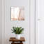Key cabinet for wall, Opens to the right, 30x30x5, Black, Swaying grasses with a calming atmosphere, 