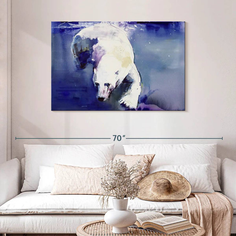 Brampt Underwater Bear, 30" H x 45" W