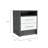 Eter Nightstand, Superior Top, Two Drawers and Open Shelf-864444155
