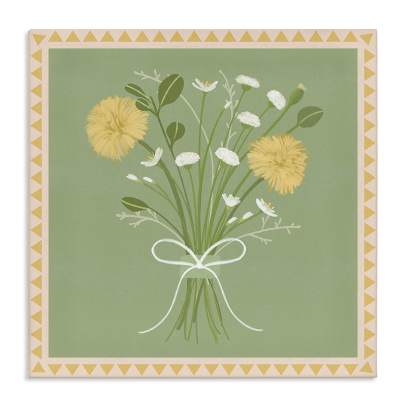 Border Spring Bouquet, conception par Adrienne Morris, H 24 po x l 24 po