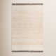 Mecit Handmade Recycled P.E.T Cream/Gray Indoor/Outdoor Rug
