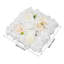 Panneaux muraux de fleurs artificielles, toile de fond murale de fleurs artificielles, panneaux muraux de fleurs artificielles 12PCS