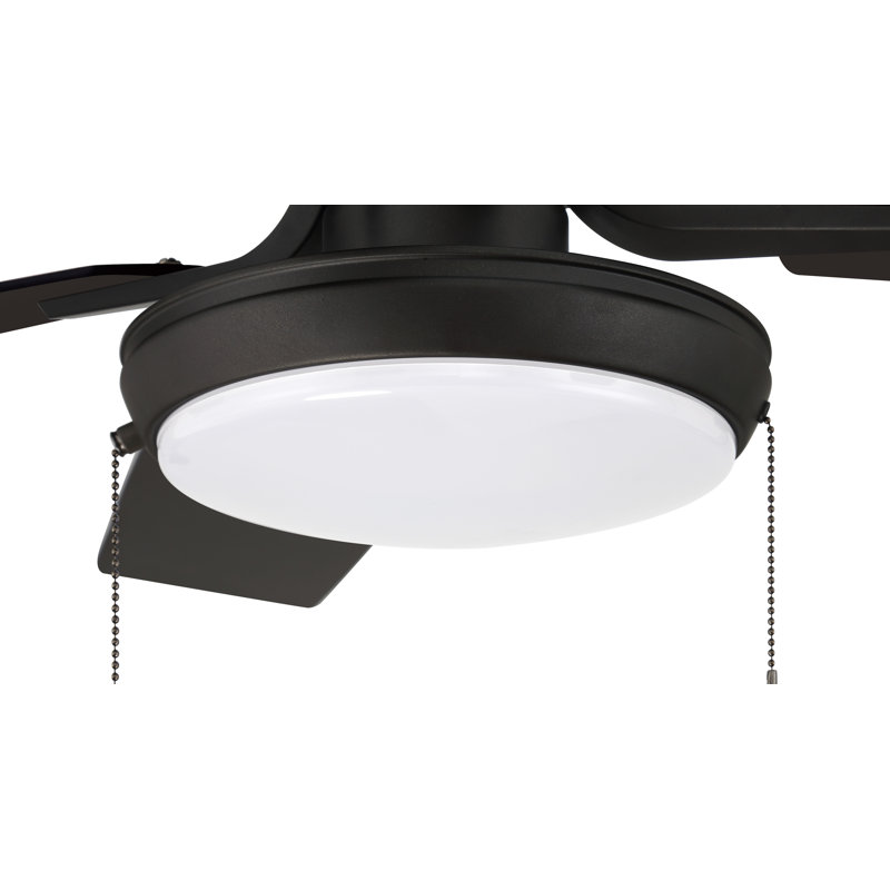 Pro Plus 119 Pan Light Kit 52'' Ceiling Fan with LED Lights, Black/Espresso