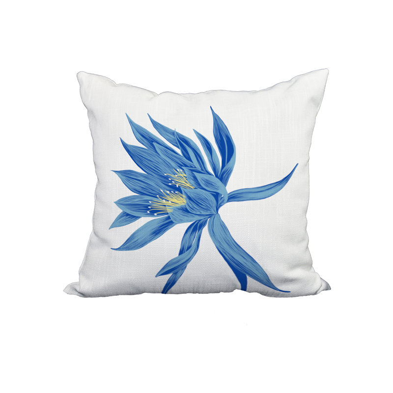  Housse de coussin carré et insert, 20 po x 20 po, Bleu