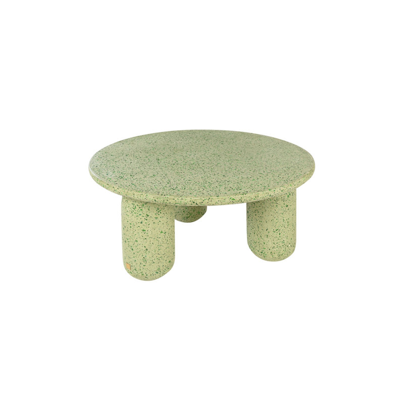 Table basse à trois pieds, Vert