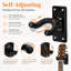 Support mural pour guitare, crochets muraux, support pour violon pour maison et studio (ensemble de 2)