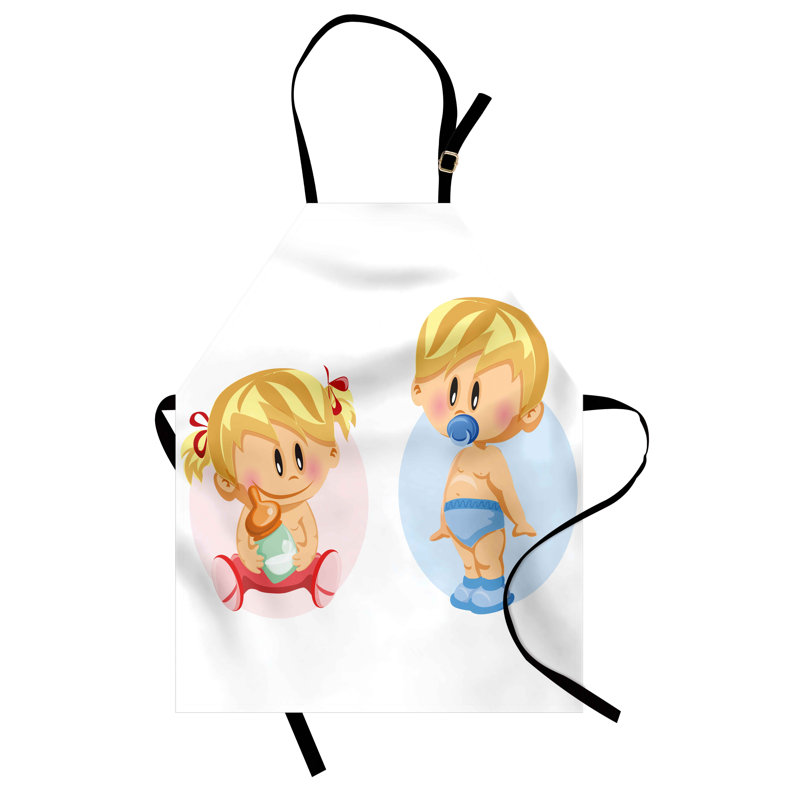 No Pattern Bib Apron