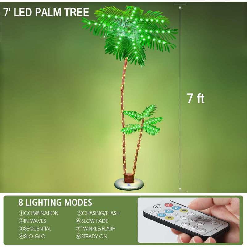 84'' Faux Palm Tree in Freestanding