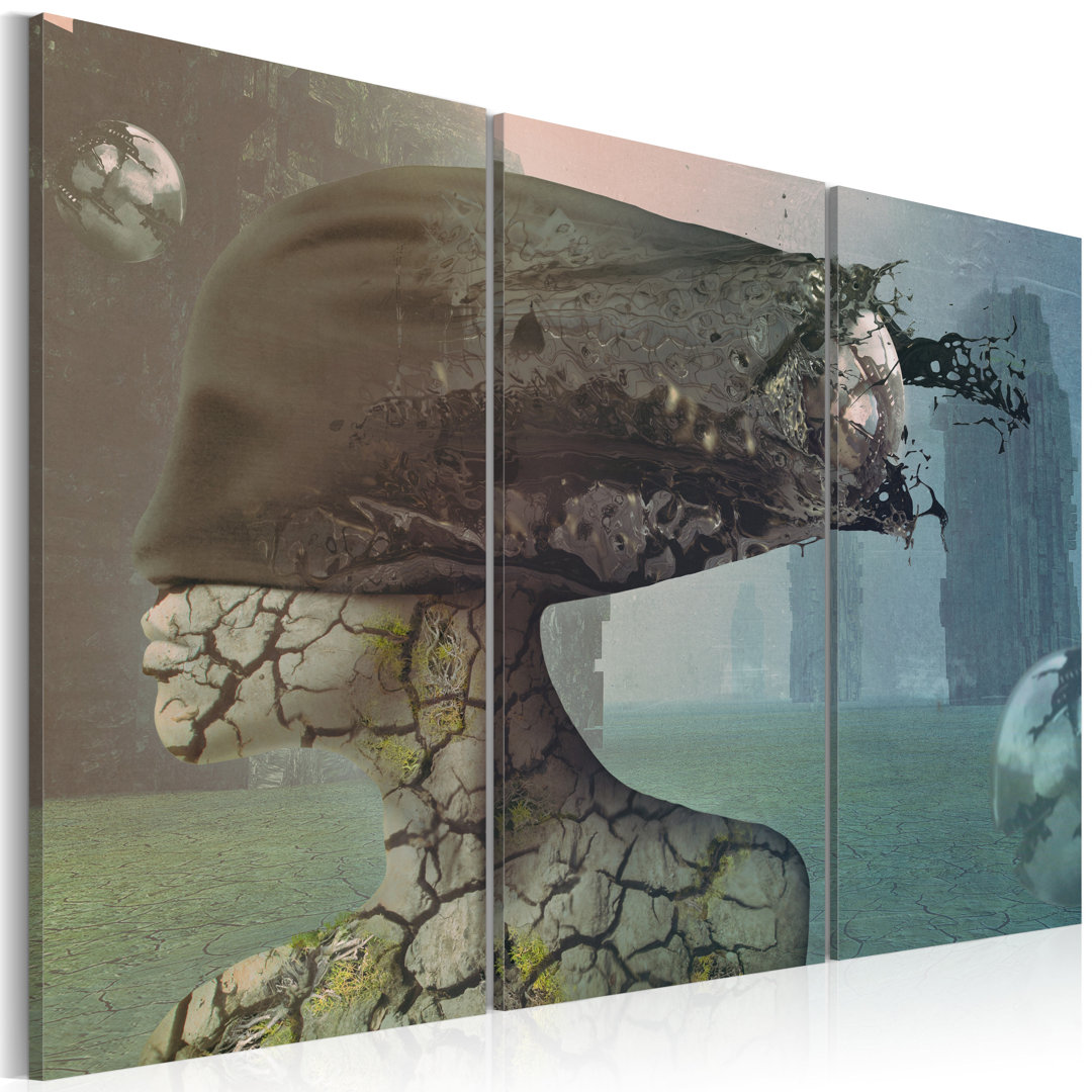 Leinwandbild - Brainstorm - triptych