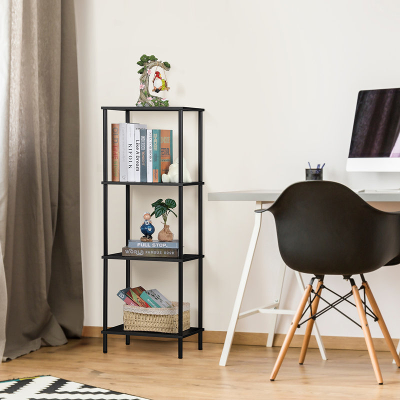 4 - Tier Brown Storage Shelf