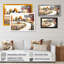 Chemin vers la grange III - art mural paysage de grange-86581334-86581336