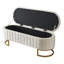 Banc de rangement avec repose-pieds Velvet-131236217