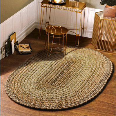 Tapis tressé taupe/beige Falconet