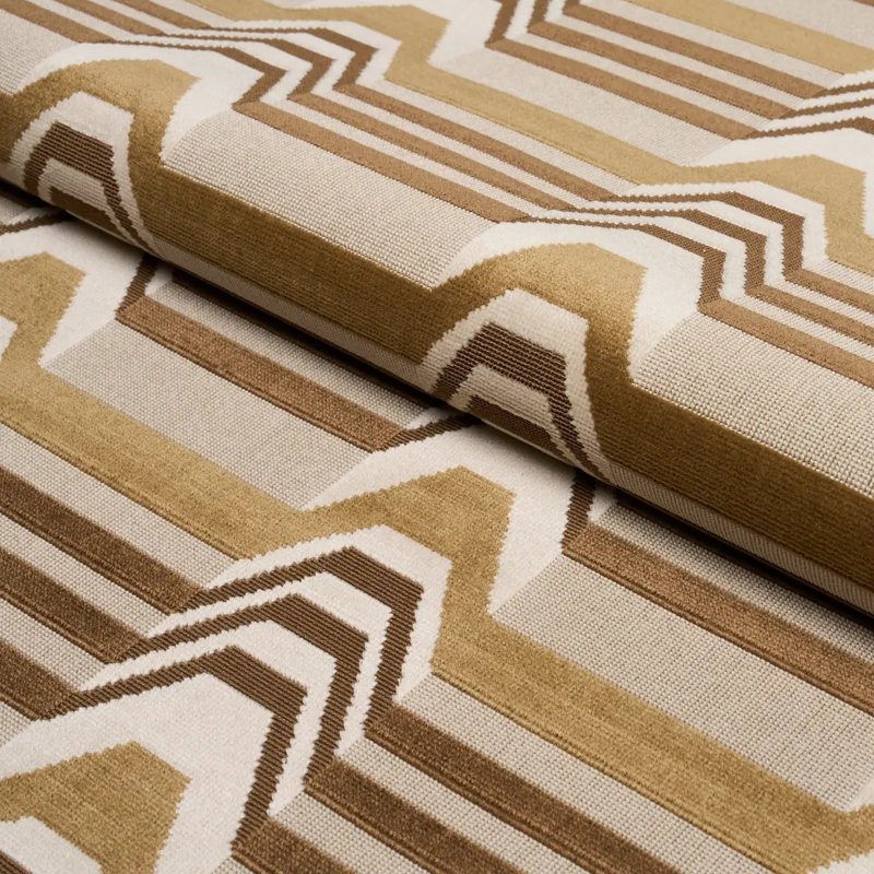 Tissu en velours Aldo, Tanné