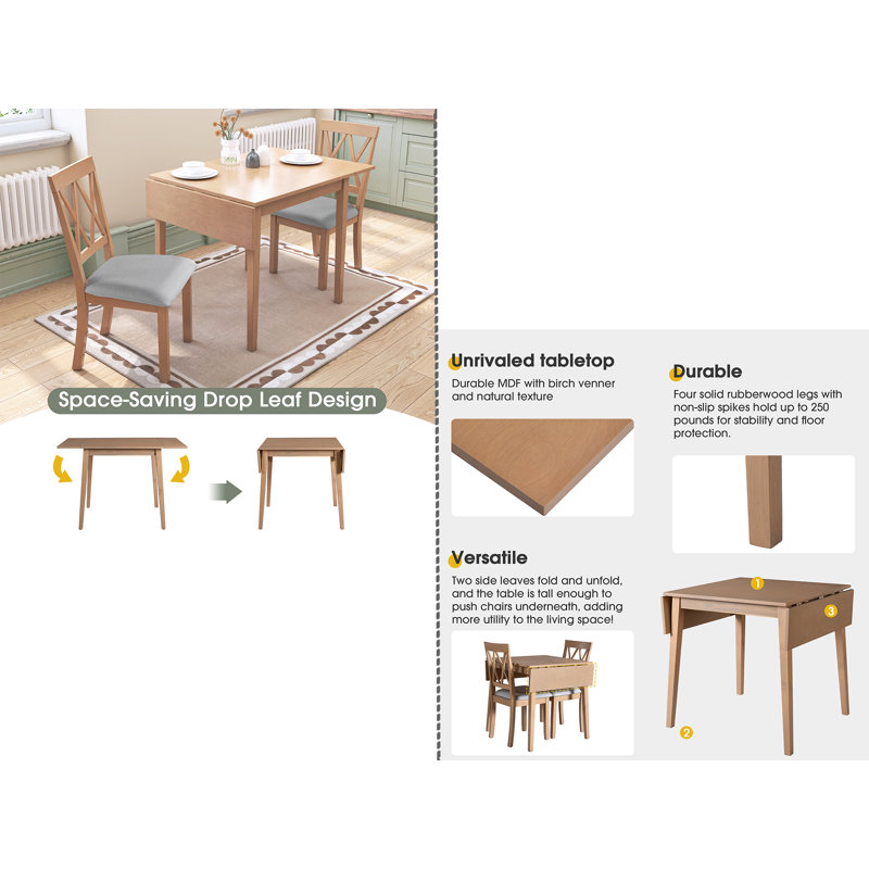 Duperroy Extendable Dining Table, Natural