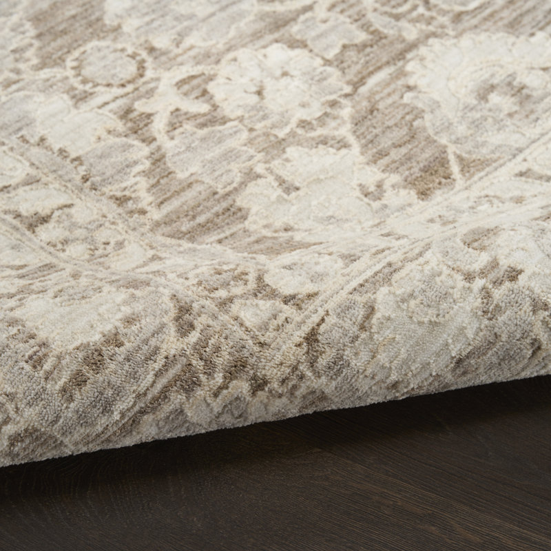 Tapis d'intérieur ivoire Shadows, Rectangle 6 pi x 9 pi