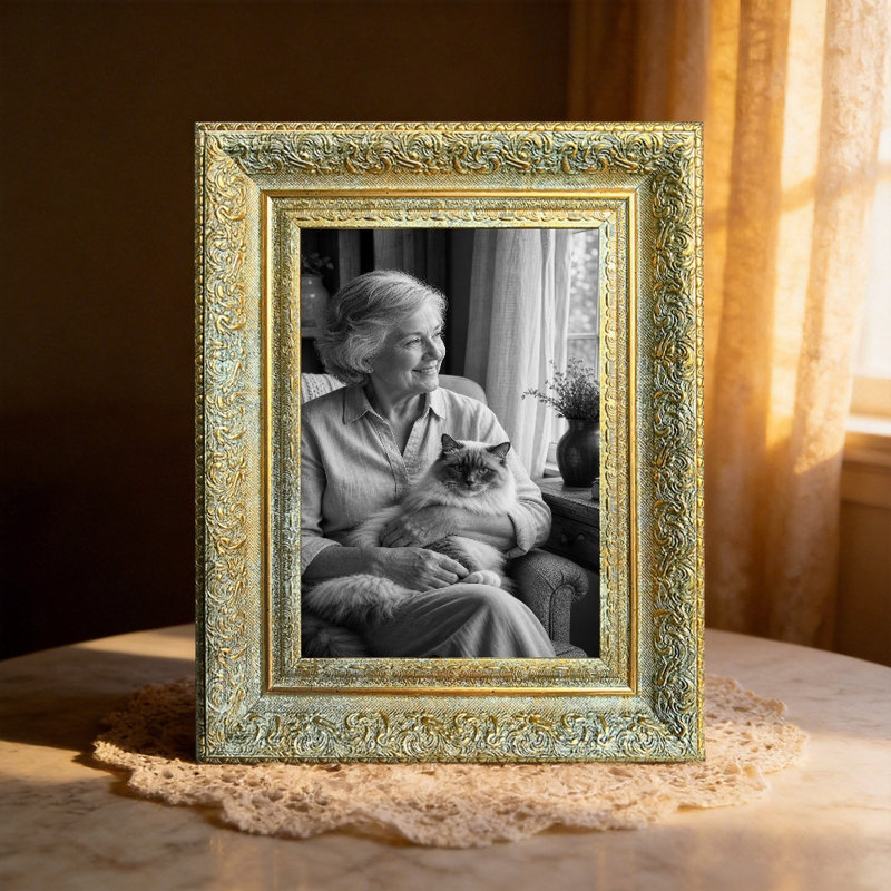 Cadre photo sophistiqué doré antique 1 po 11 po x 14 po avec affichage horizontal ou vertical, Antique Gold, 1, 11" W x 14" H